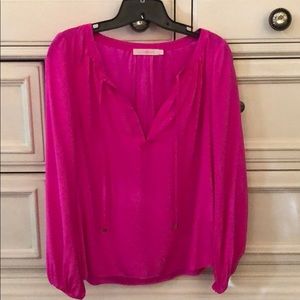 Alice and Trixie fuscia blouse. Size XS.